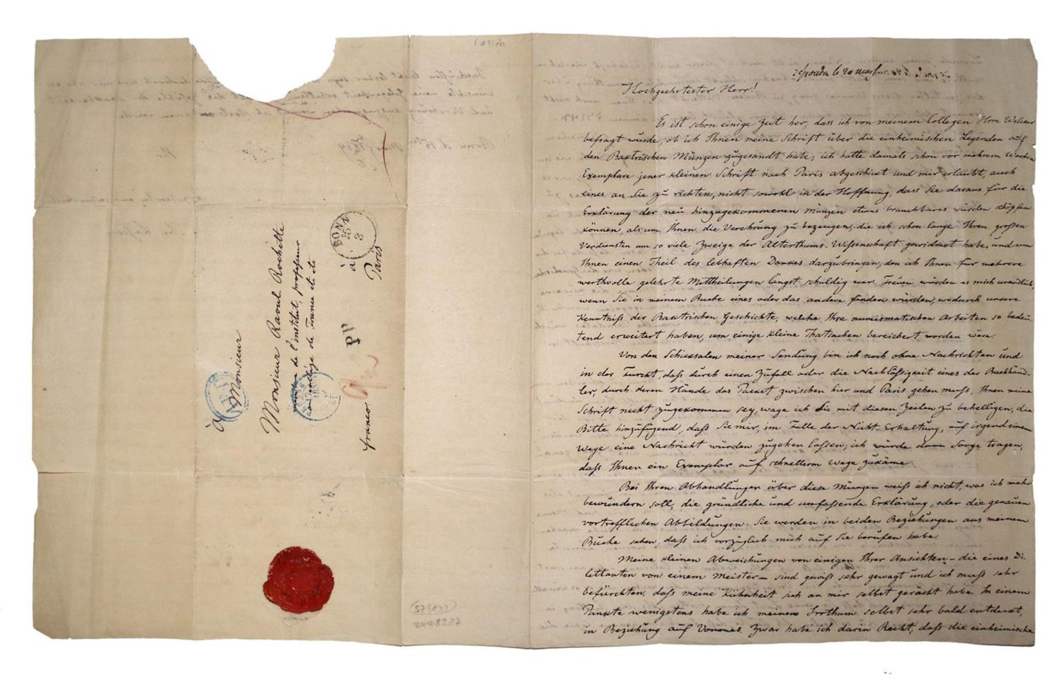 Große Abbildung Nr.1: 132-1931 Lassen, Christian,: (Autographen)