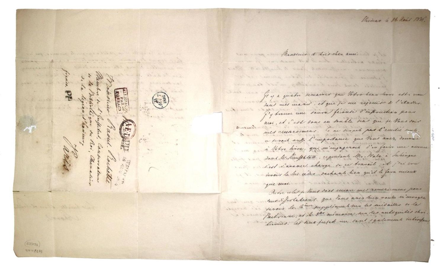 Große Abbildung Nr.1: 132-1939 Schorn, Ludwig von,: (Autographen)