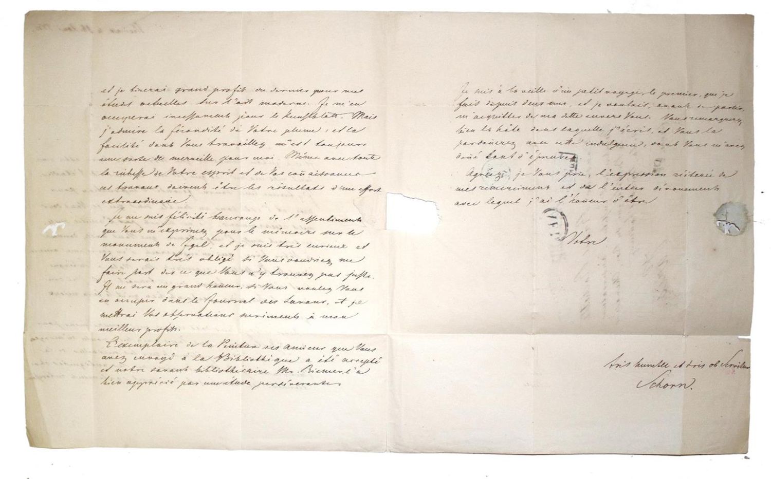 Große Abbildung Nr.2: 132-1939 Schorn, Ludwig von,: (Autographen)