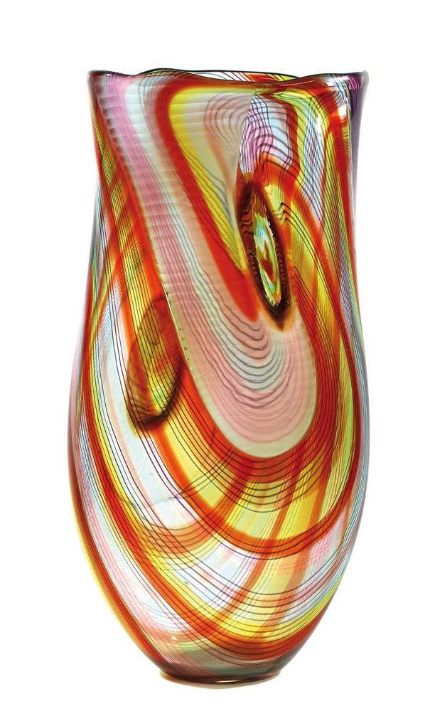 Große Abbildung Nr.1: 132-1978 Murano Glasvase.: (Varia, Glas, Vase)