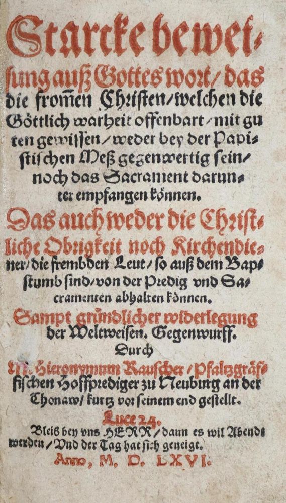 Große Abbildung Nr.1: 132-200 Rauscher,H.M.: (Alte Drucke, Handschriften und Theologie)