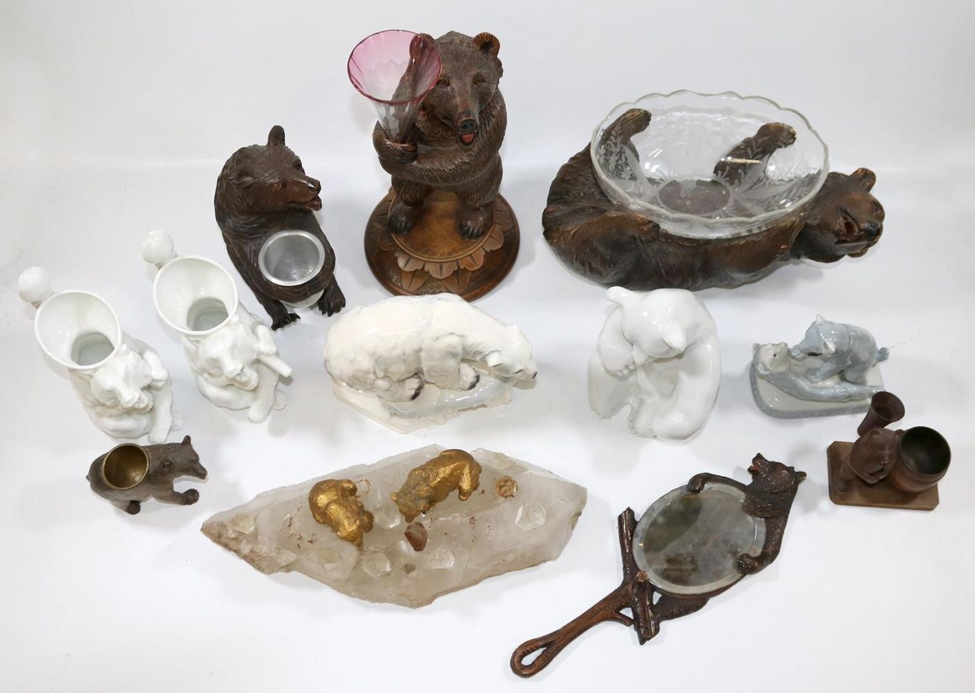 Große Abbildung Nr.10: 132-2028 Bärensammlung.: (Varia, Skulpturen - Plastiken, Bären)