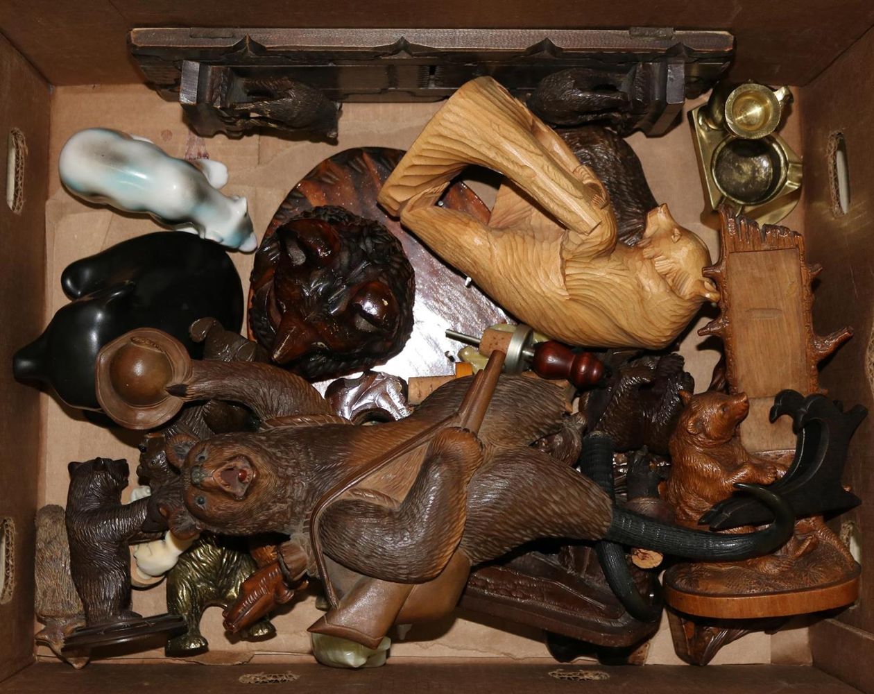 Große Abbildung Nr.16: 132-2028 Bärensammlung.: (Varia, Skulpturen - Plastiken, Bären)