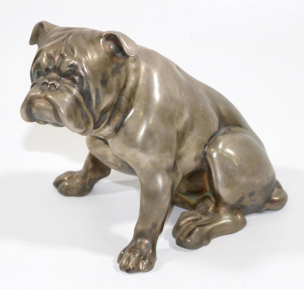 Große Abbildung Nr.1: 132-2033 Französische Bulldogge: (Varia, Skulpturen - Plastiken, Bulldogge)