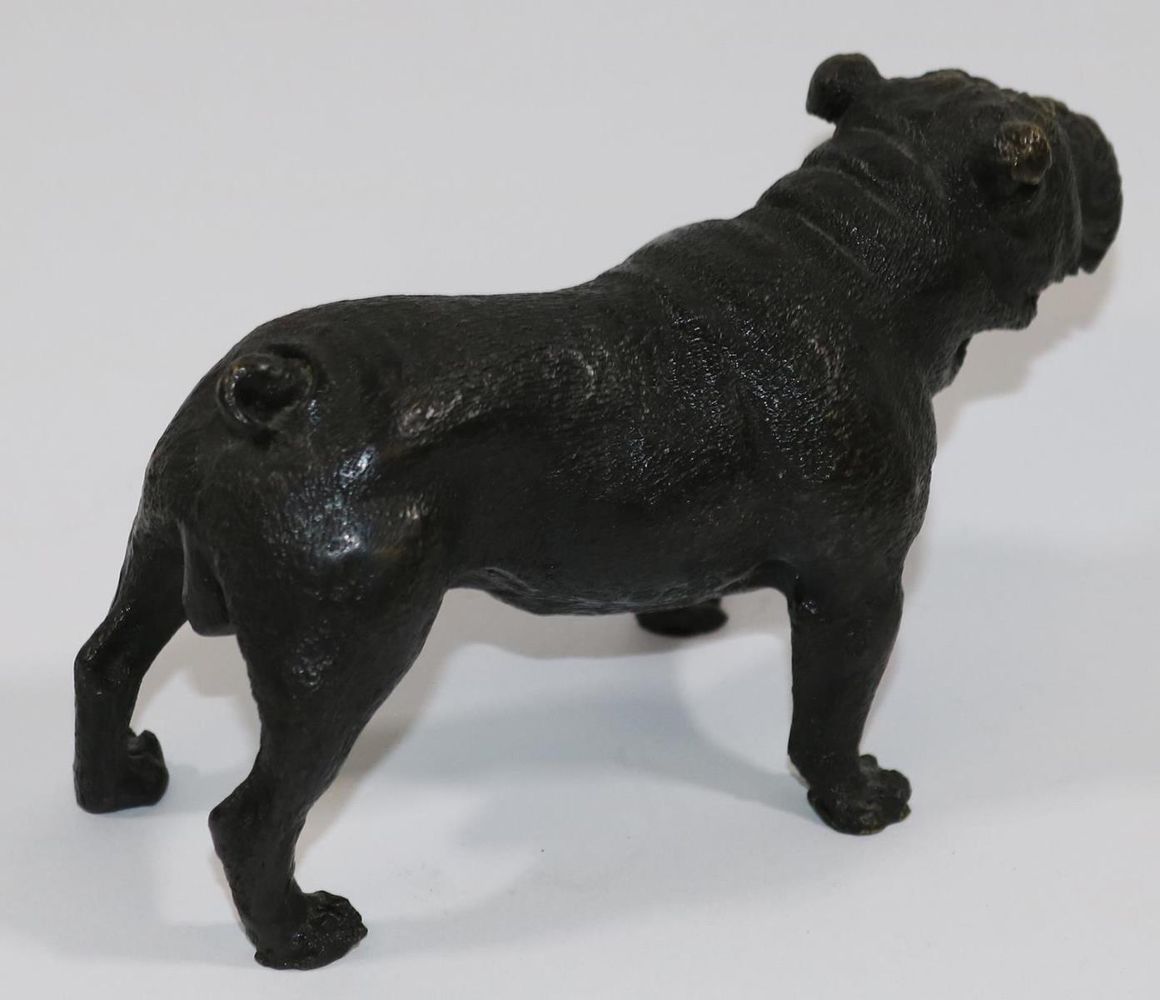 Große Abbildung Nr.2: 132-2035 Französische Bulldogge.: (Varia, Skulpturen - Plastiken)
