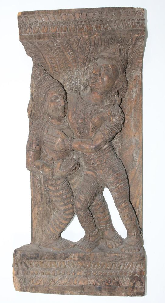Große Abbildung Nr.2: 132-2120 Holzreliefs: (Asiatika, Indien)