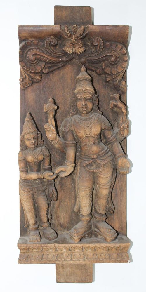 Große Abbildung Nr.3: 132-2120 Holzreliefs: (Asiatika, Indien)