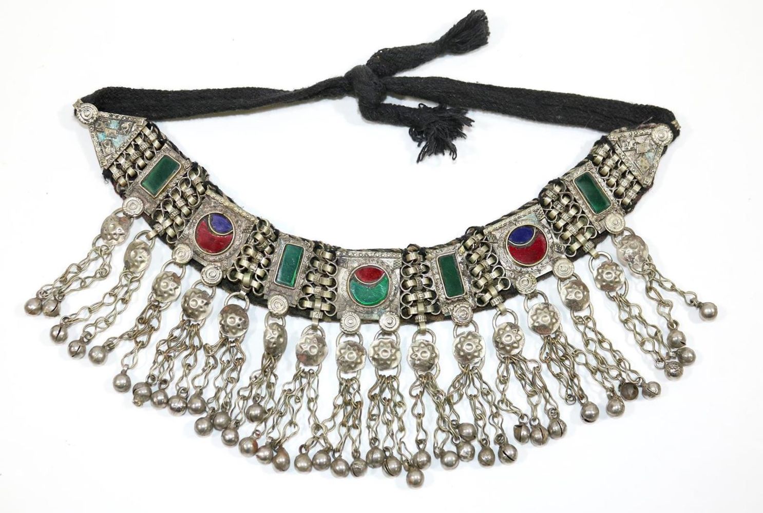 Große Abbildung Nr.1: 132-2133 Kettendiadem Afghanistan.: (Asiatika, Schmuck)