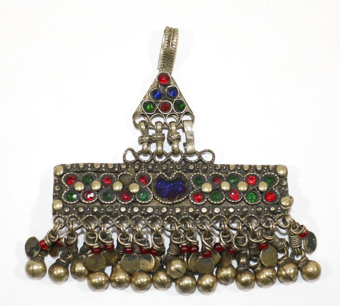 Große Abbildung Nr.1: 132-2134 Silberanhänger Afghanistan: (Asiatika, Schmuck)