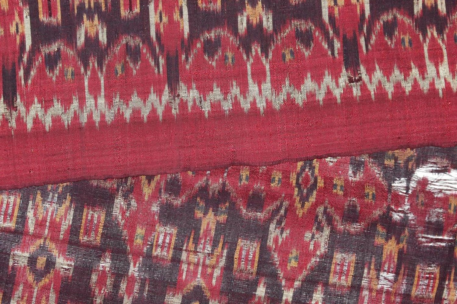 Große Abbildung Nr.2: 132-2139 Geringsing Bali Wayang: (Asiatika, Stoffe)