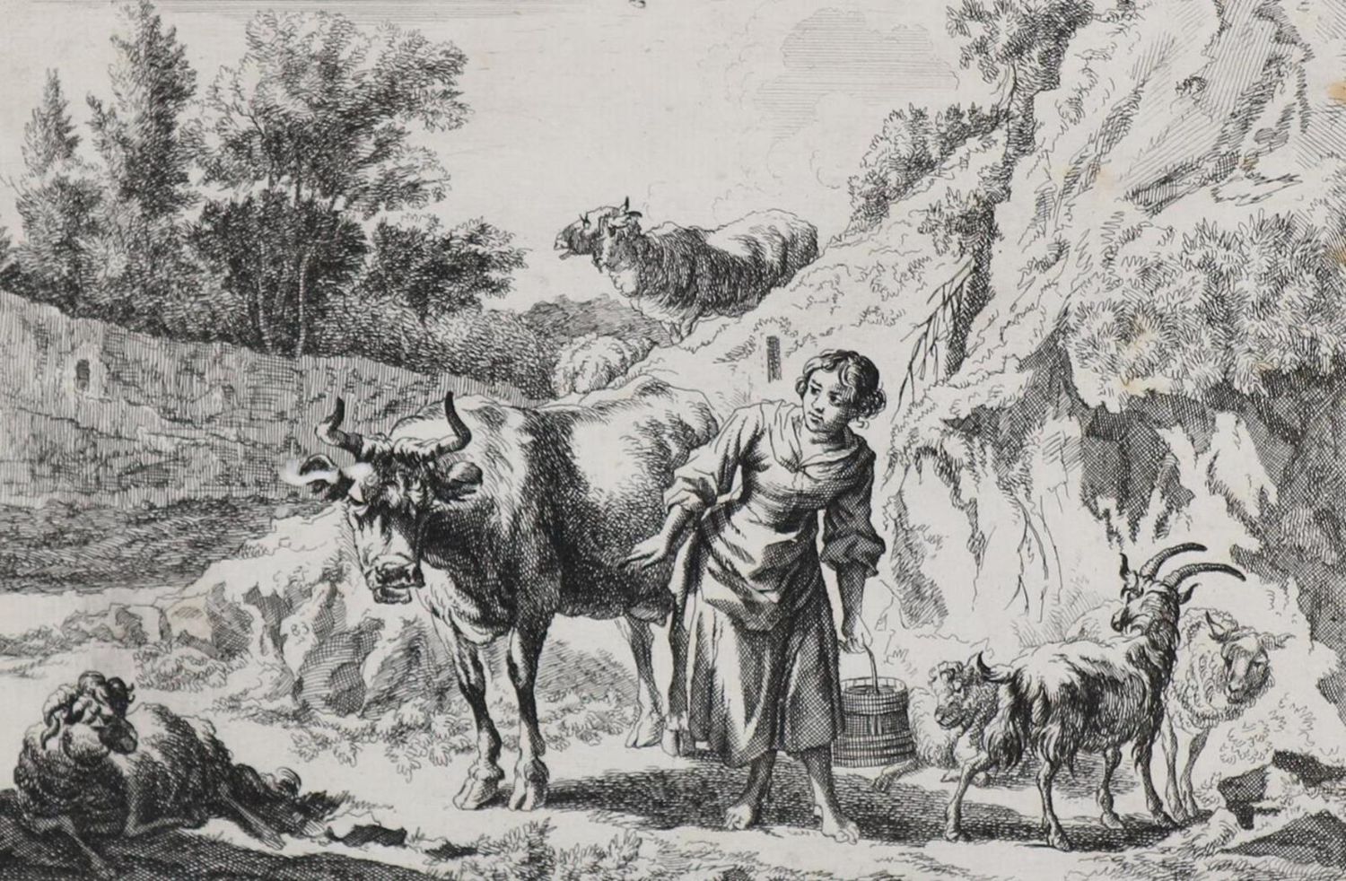 Große Abbildung Nr.4: 132-2177 Elefant mit Führer: (Porzellan u. Keramik)