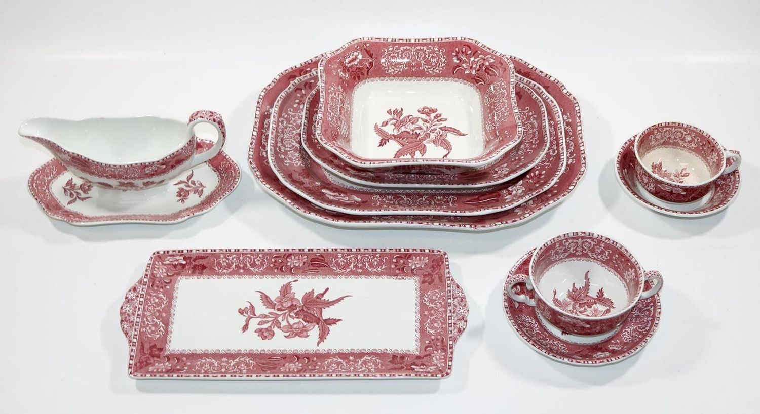 Große Abbildung Nr.1: 132-2220 Spode Pink Camilla.: (Porzellan u. Keramik)