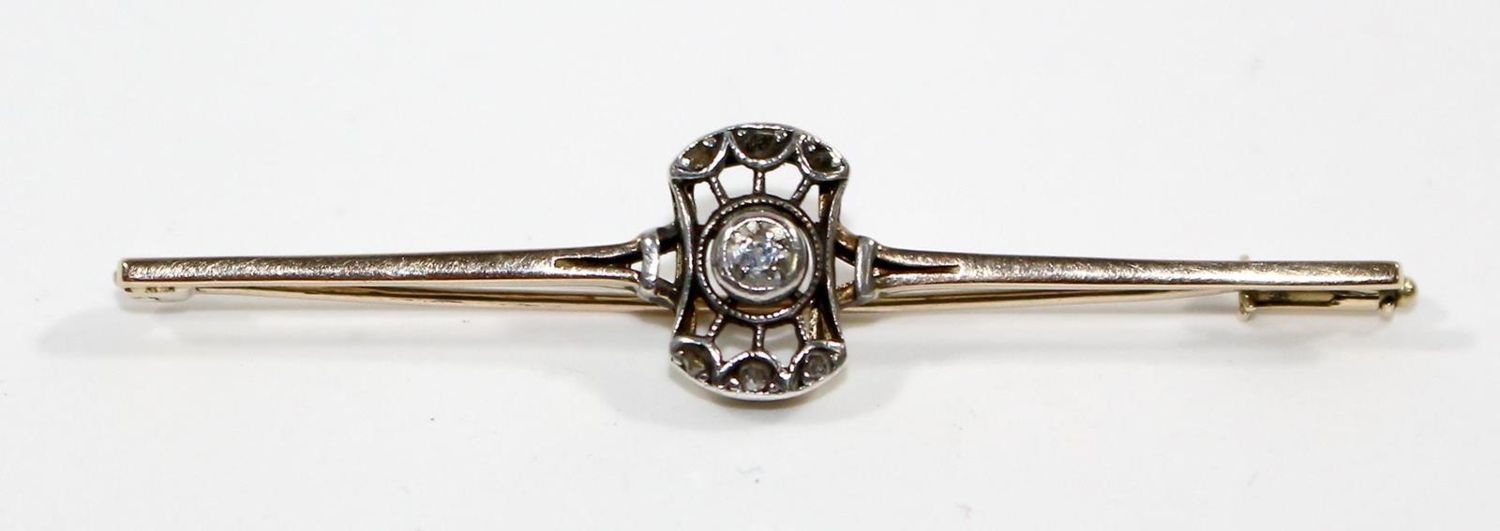 Große Abbildung Nr.1: 132-2234 Diamantbrosche: (Schmuck, Broschen)