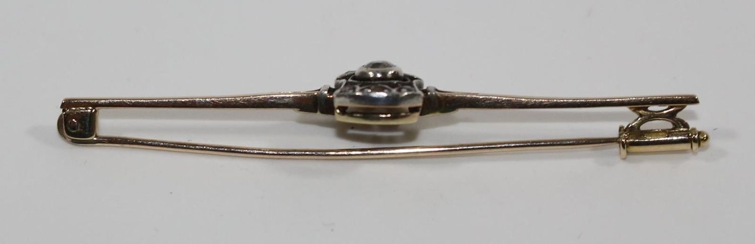 Große Abbildung Nr.2: 132-2234 Diamantbrosche: (Schmuck, Broschen)