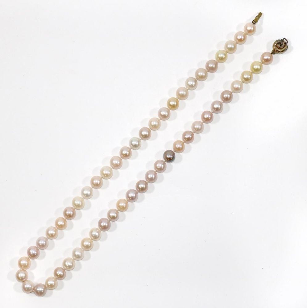 Große Abbildung Nr.1: 132-2239 Perlencollier: (Schmuck, Colliers)