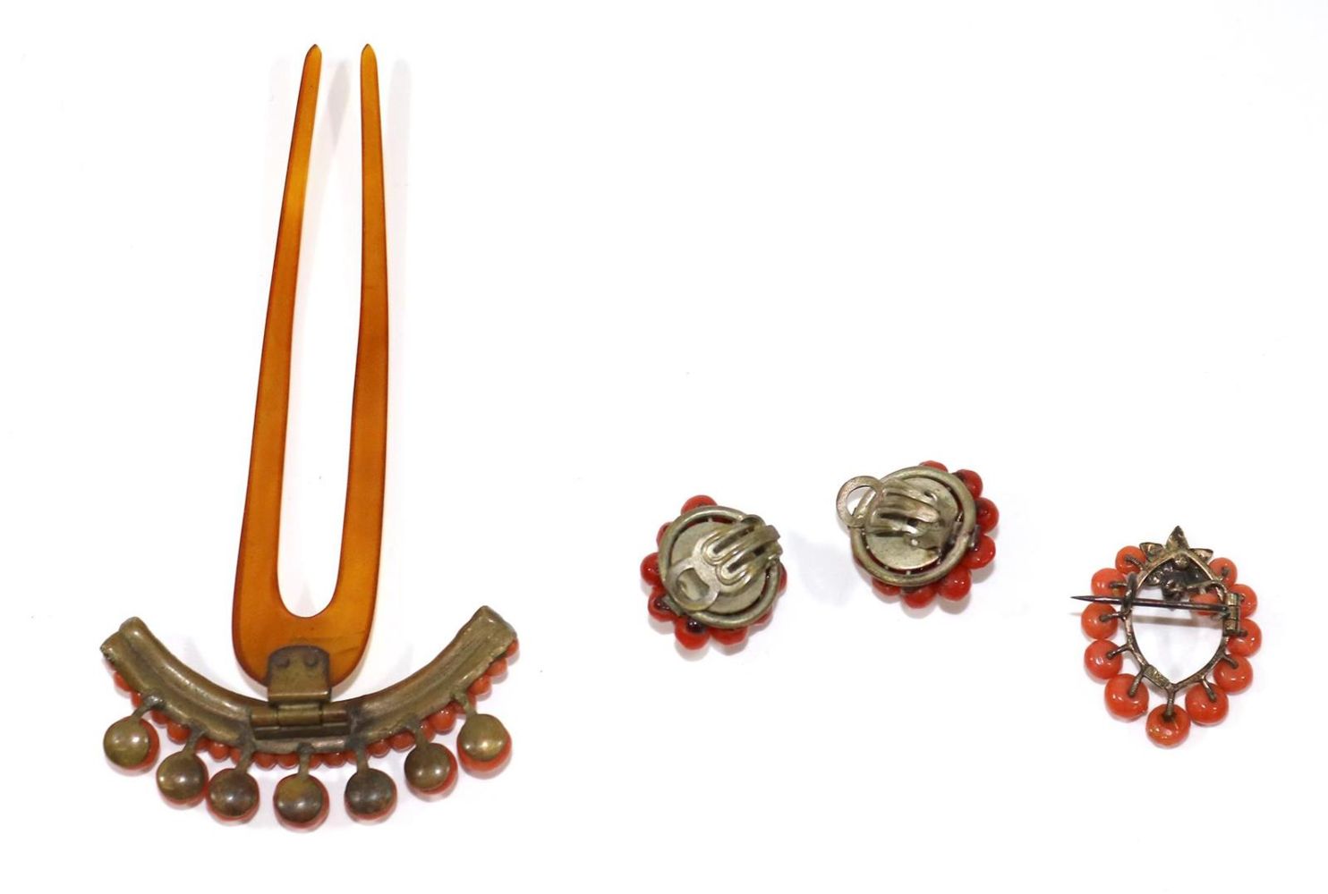 Große Abbildung Nr.2: 132-2243 Korallenschmuck um 1890.: (Schmuck)