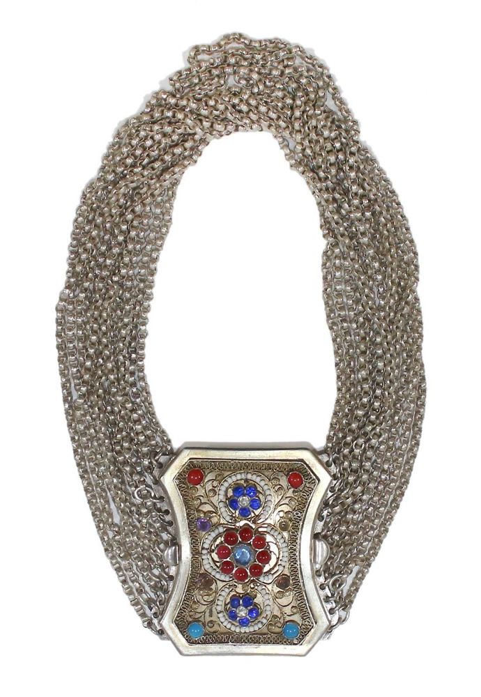 Große Abbildung Nr.1: 132-2245 Kropfkette um 1850.: (Schmuck)