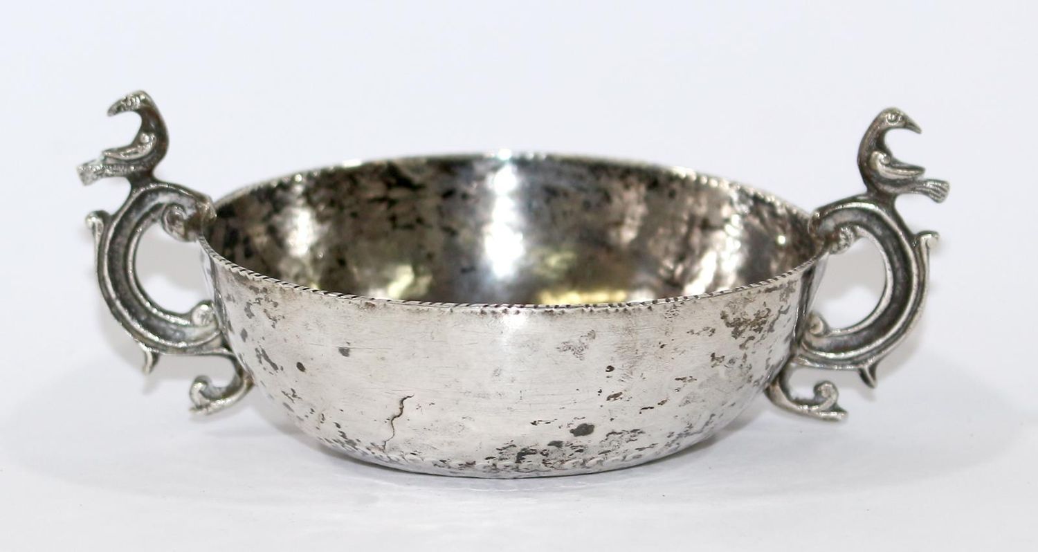 Große Abbildung Nr.1: 132-2254 Branntweinschale, Ohrenschale: (Silber)