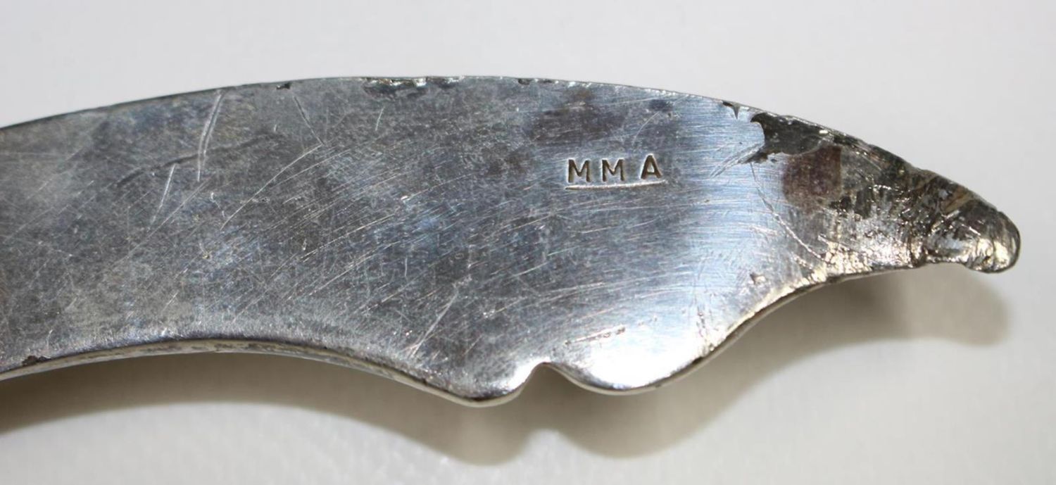 Große Abbildung Nr.3: 132-2274 Brieföffner MMA: (Silber, Versilbertes)