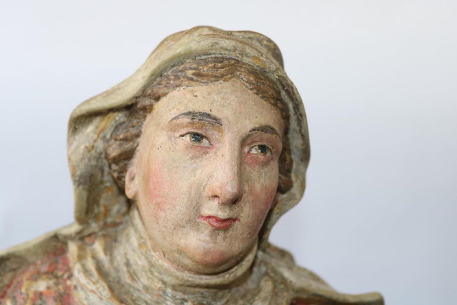 Große Abbildung Nr.2: 132-2325 Madonna um 1800: (Volkskunst, Religiöse Volkskunst)