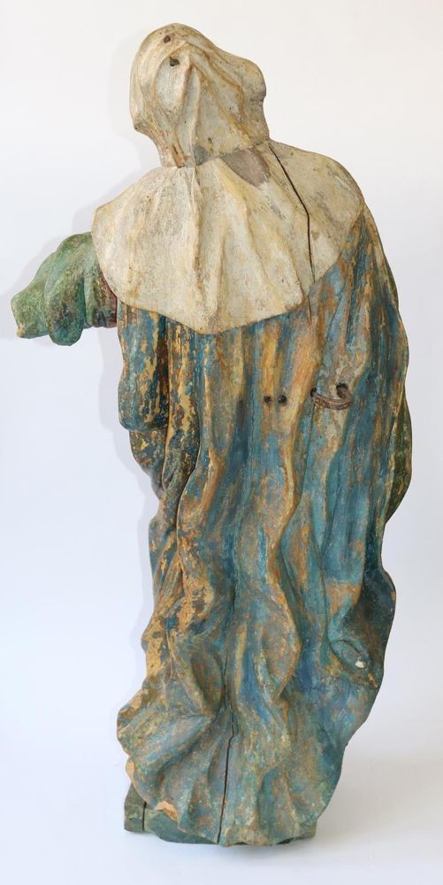 Große Abbildung Nr.3: 132-2325 Madonna um 1800: (Volkskunst, Religiöse Volkskunst)