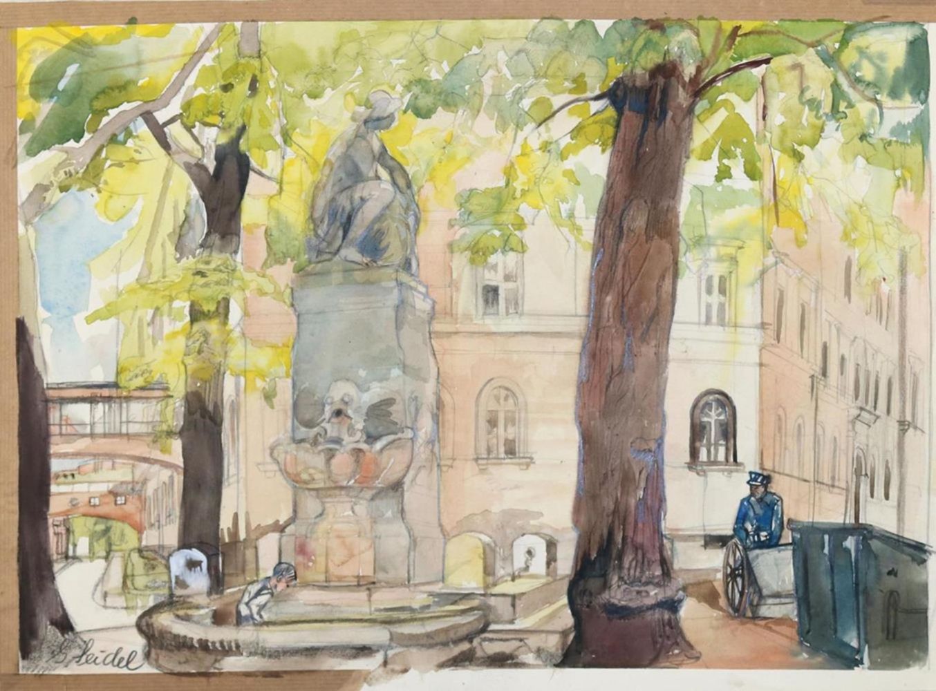 Große Abbildung Nr.3: 132-2374 Raumentwürfe.: (Varia, Architektur)
