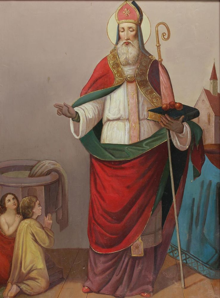 Große Abbildung Nr.1: 132-2411 Nikolaus von Myra.: (Varia, Heiligenleben)