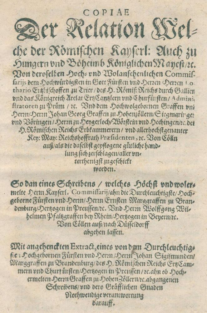 Große Abbildung Nr.2: 132-242 Copiae der Relation: (Ungarn, Böhmen)
