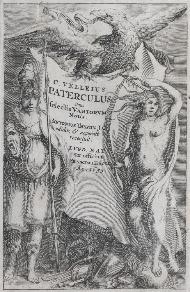Große Abbildung Nr.1: 132-245 Velleius Paterculus,C.: (Alte Drucke, Handschriften und Theologie)