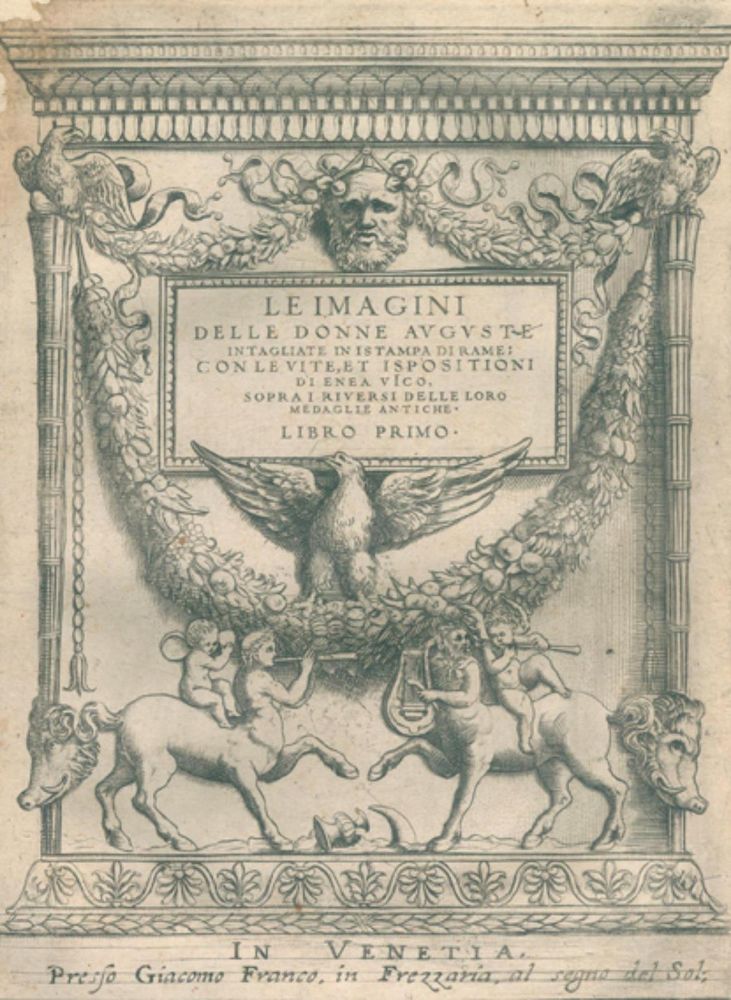 Große Abbildung Nr.1: 132-246 Vico,E.: (Alte Drucke, Handschriften und Theologie)
