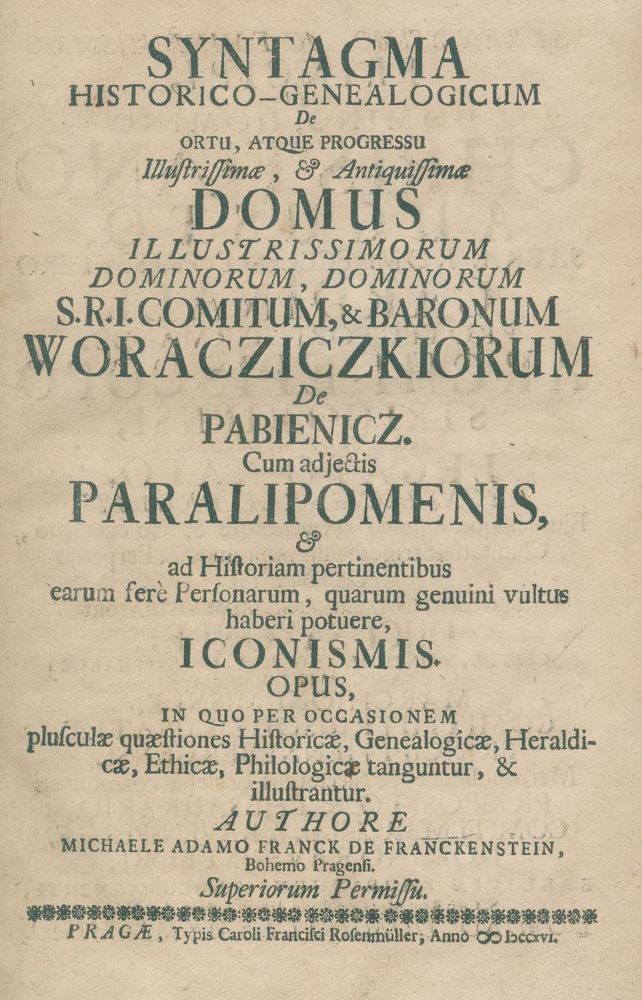 Große Abbildung Nr.2: 132-255 Franck von Franckenstein,M.A.: (Genealogie und Heraldik)