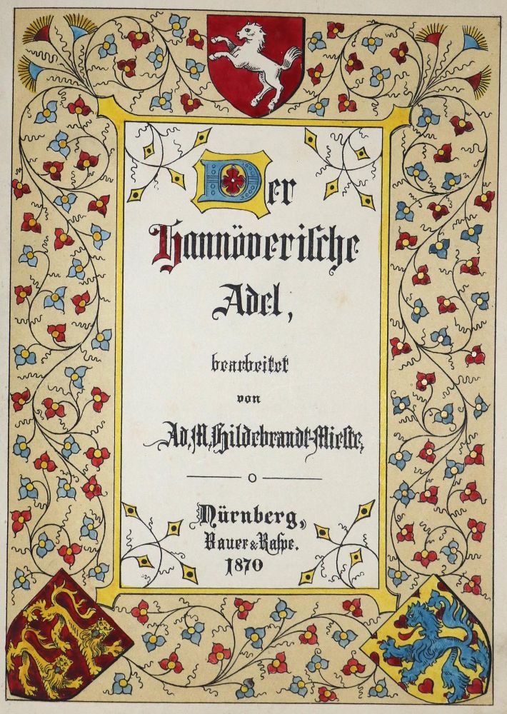 Große Abbildung Nr.1: 132-257 Hildebrandt,A.M.: (Genealogie und Heraldik, Hannover)
