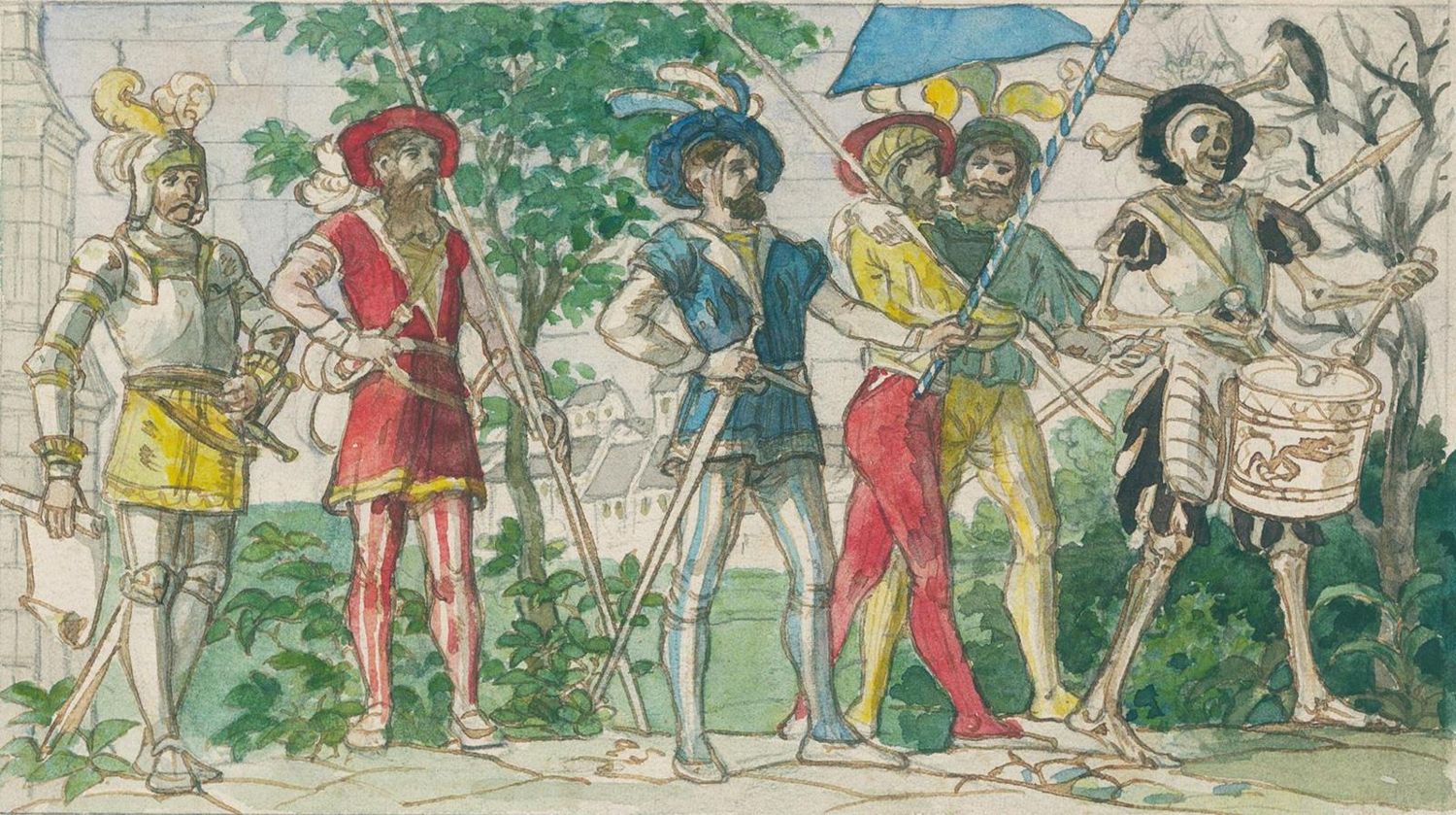 Große Abbildung Nr.1: 132-2586 Totentanz.: (Varia, Totentanz)