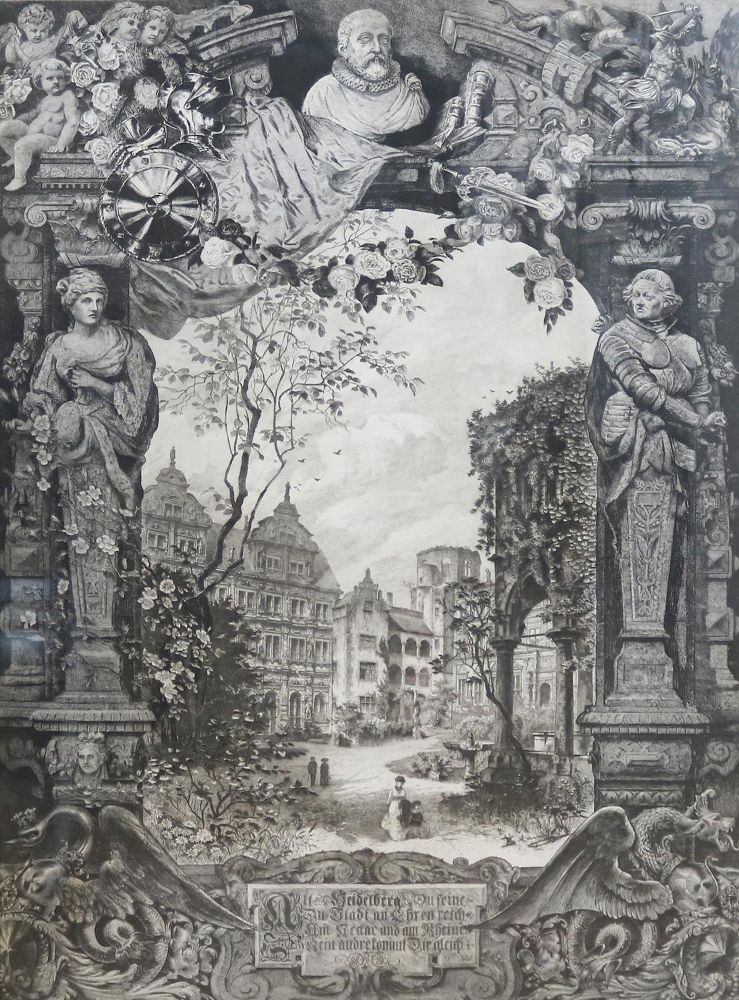 Große Abbildung Nr.1: 132-2662 Heidelberg.: (Deutschland, Heidelberg)