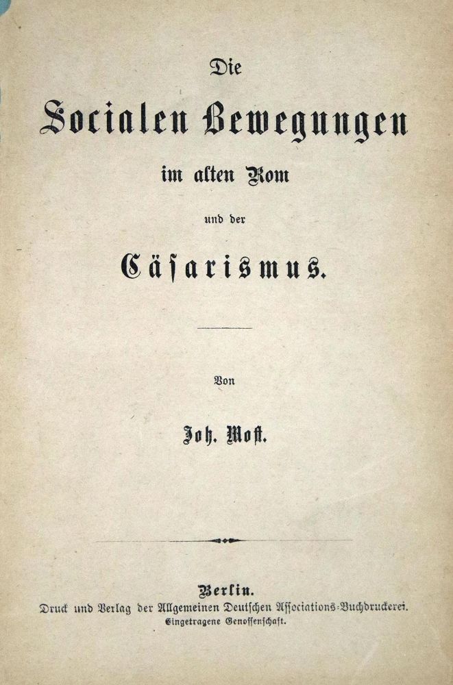 Große Abbildung Nr.1: 132-269 Most,J.: (Sozialismus)