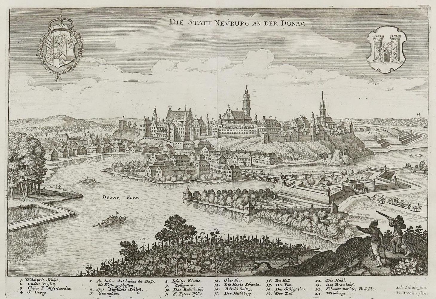 Große Abbildung Nr.1: 132-2701 Neuburg a.d. Donau.: (Deutschland)
