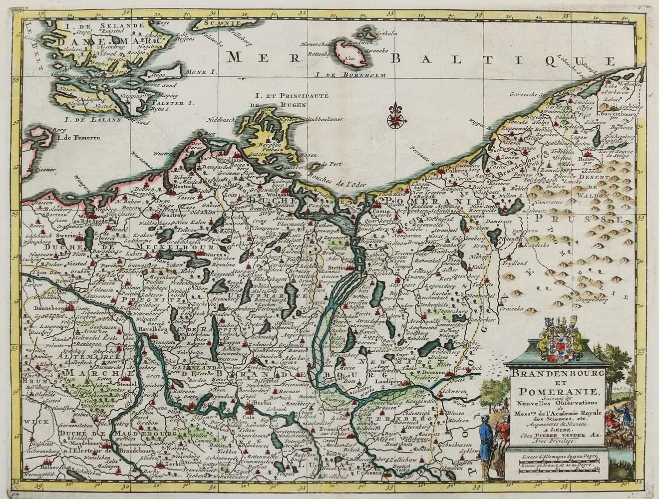 Große Abbildung Nr.1: 132-2704 Norddeutschland u. Pommern.: (Deutschland)