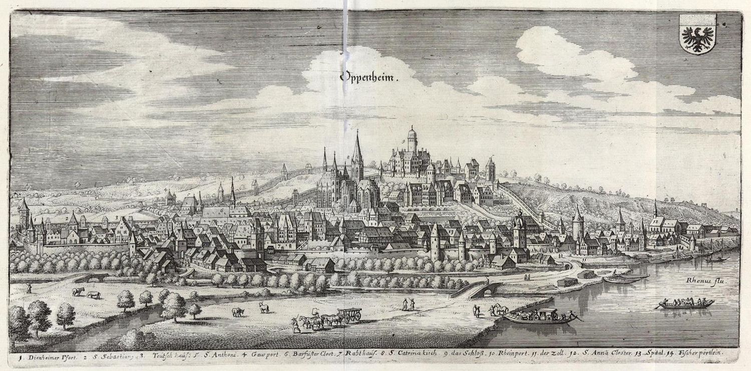 Große Abbildung Nr.1: 132-2710 Oppenheim.: (Deutschland)