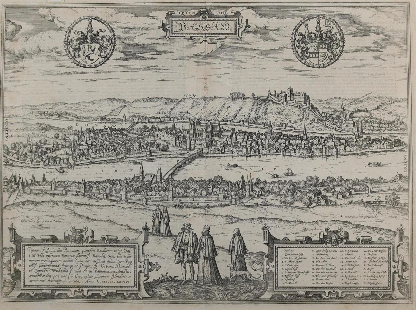 Große Abbildung Nr.1: 132-2711 Passau.: (Deutschland)