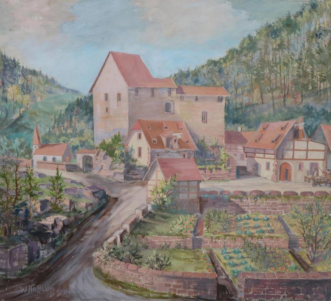 Große Abbildung Nr.1: 132-2714 Burg Rabeneck: (Deutschland, Pforzheim)