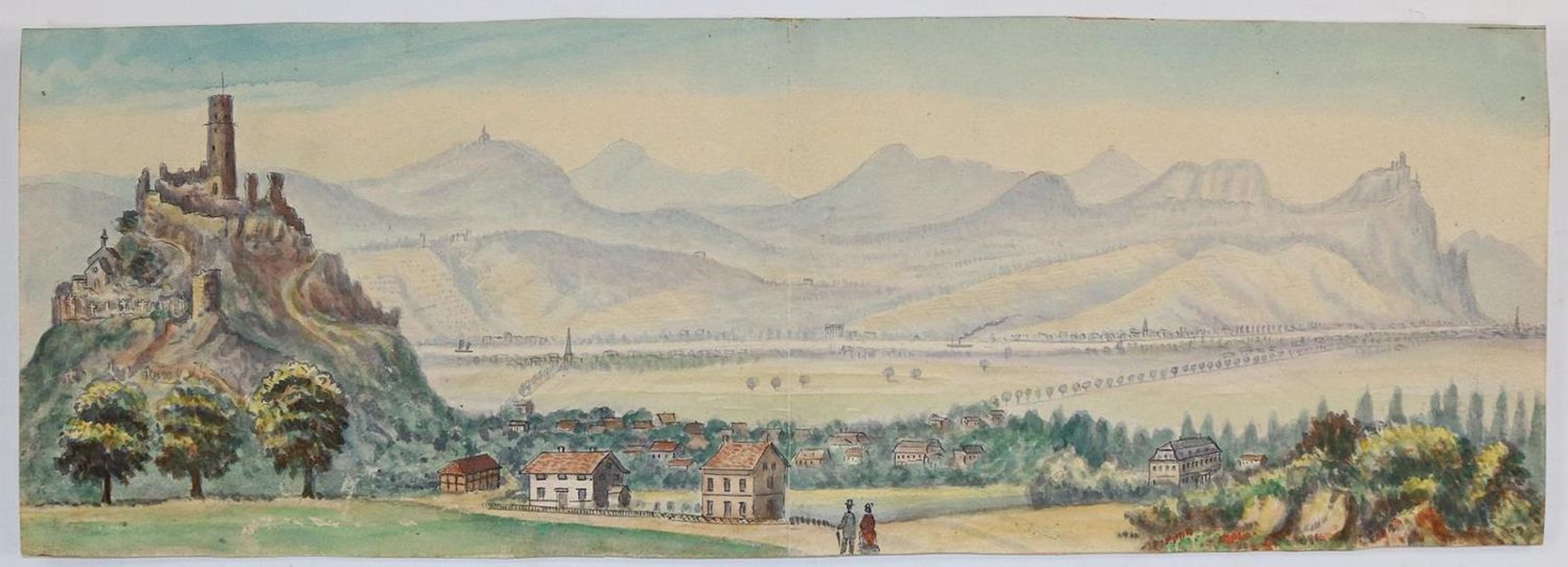 Große Abbildung Nr.3: 132-2730 Drachenfels.: (Deutschland, Rheinlande)