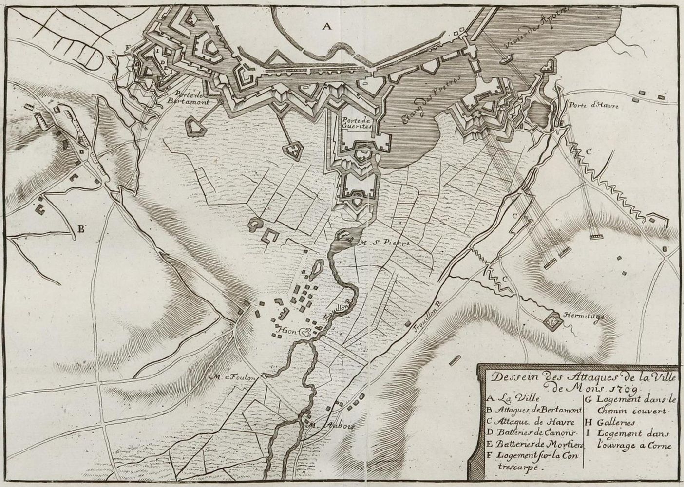 Große Abbildung Nr.1: 132-2800 Mons.: (Ausland, Belgien)