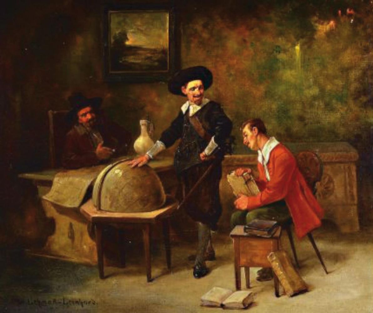 Große Abbildung Nr.1: 132-2842 Lehmann-Leonhard, Wilhelm.: (Ausland, Globendarstellung)