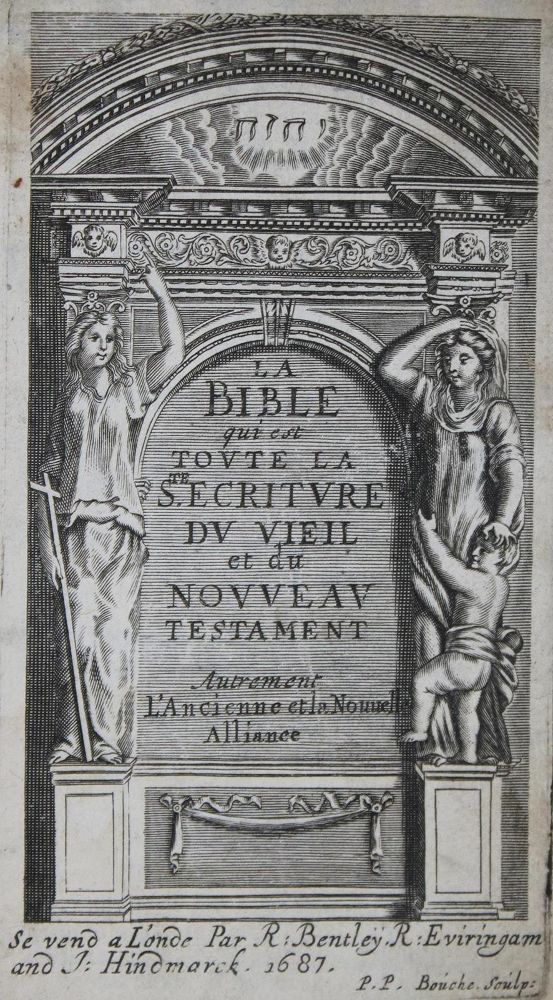 Große Abbildung Nr.1: 132-29 Biblia gallica.: (Bibeln)