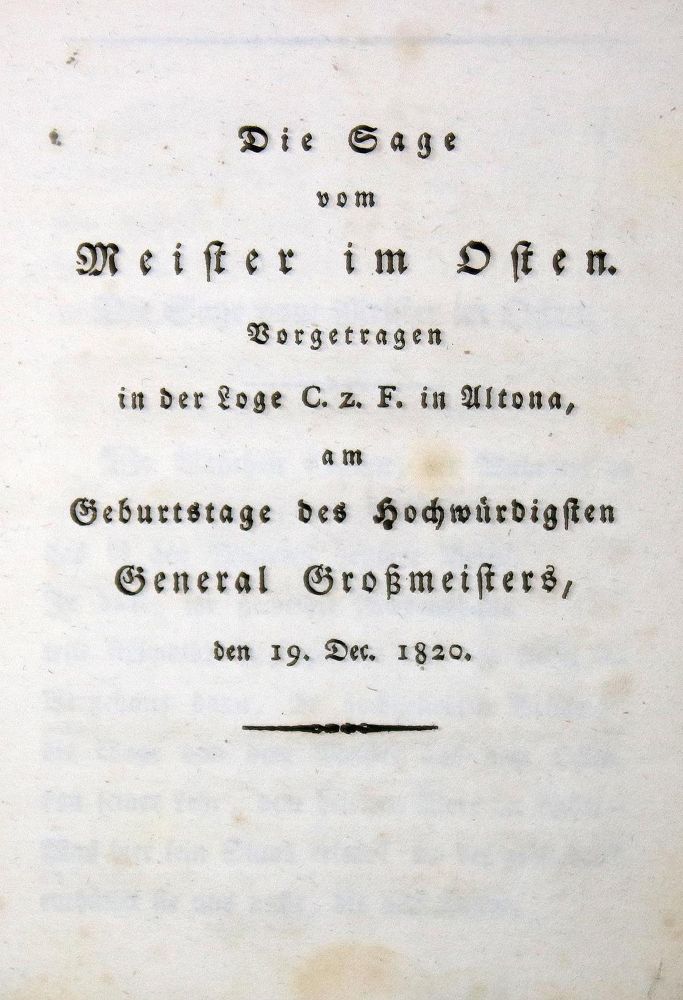 Große Abbildung Nr.2: 132-292 Ries,(G.W.O.v.).: (Freimaurerei)