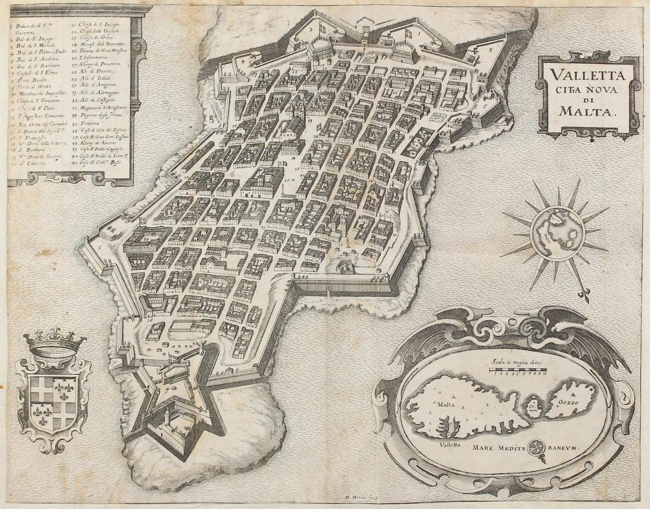 Große Abbildung Nr.1: 132-2935 La Valetta.: (Ausland, Malta)