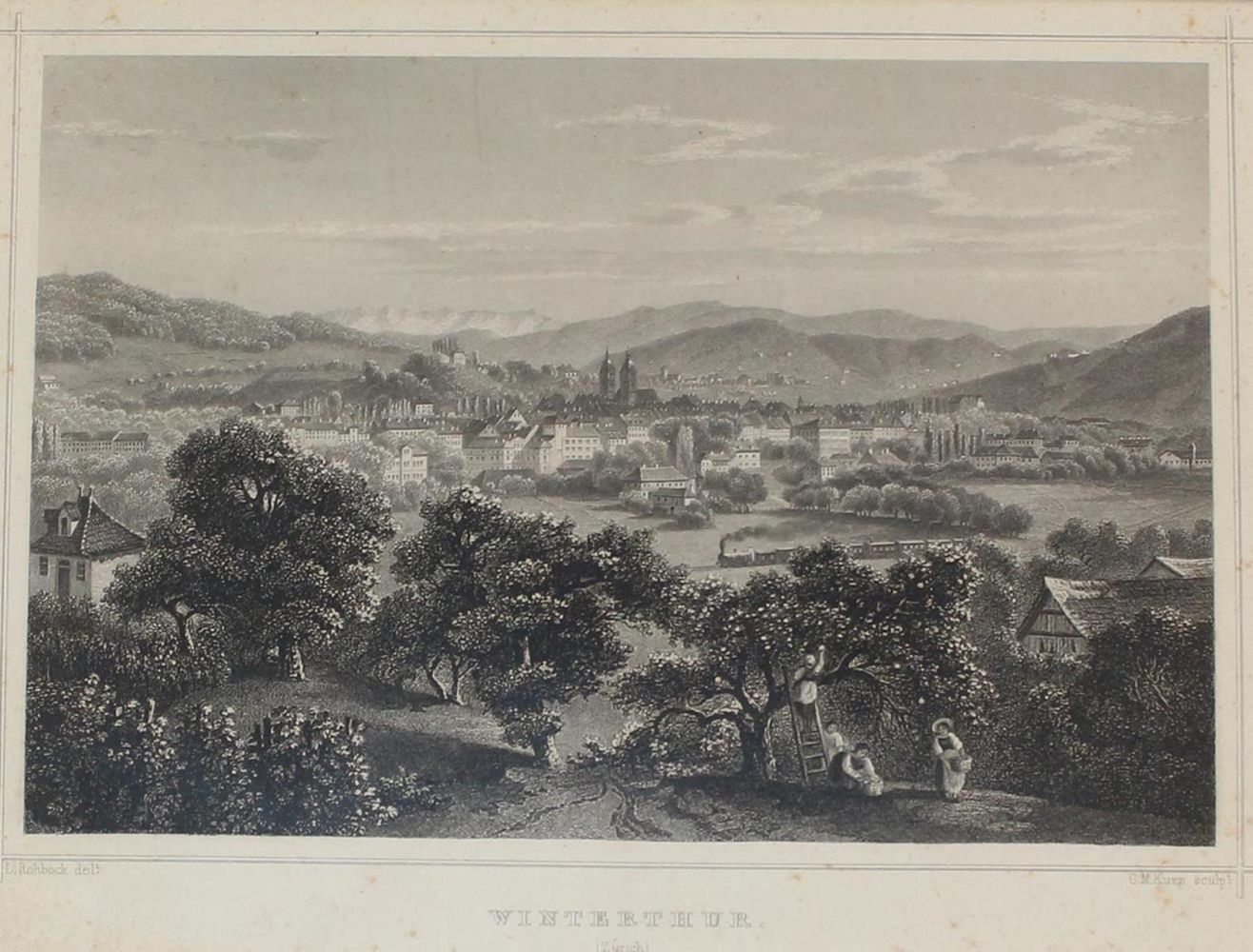 Große Abbildung Nr.5: 132-2982 Winterthur, St. Gallen u. Zürich.: (Ausland, Schweiz)