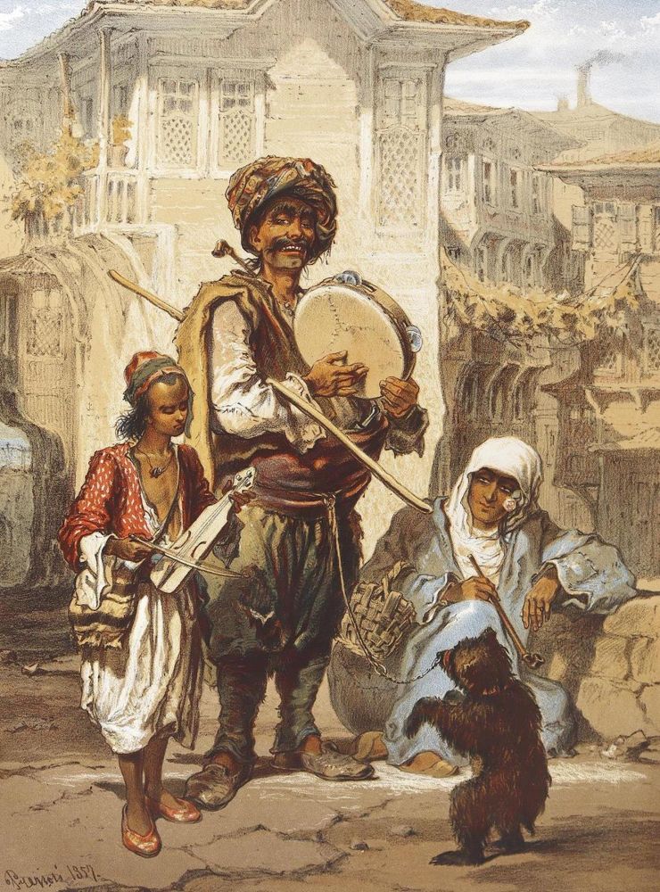 Große Abbildung Nr.1: 132-2992 Zigeuner, Bohémiens.: (Ausland, Türkei)