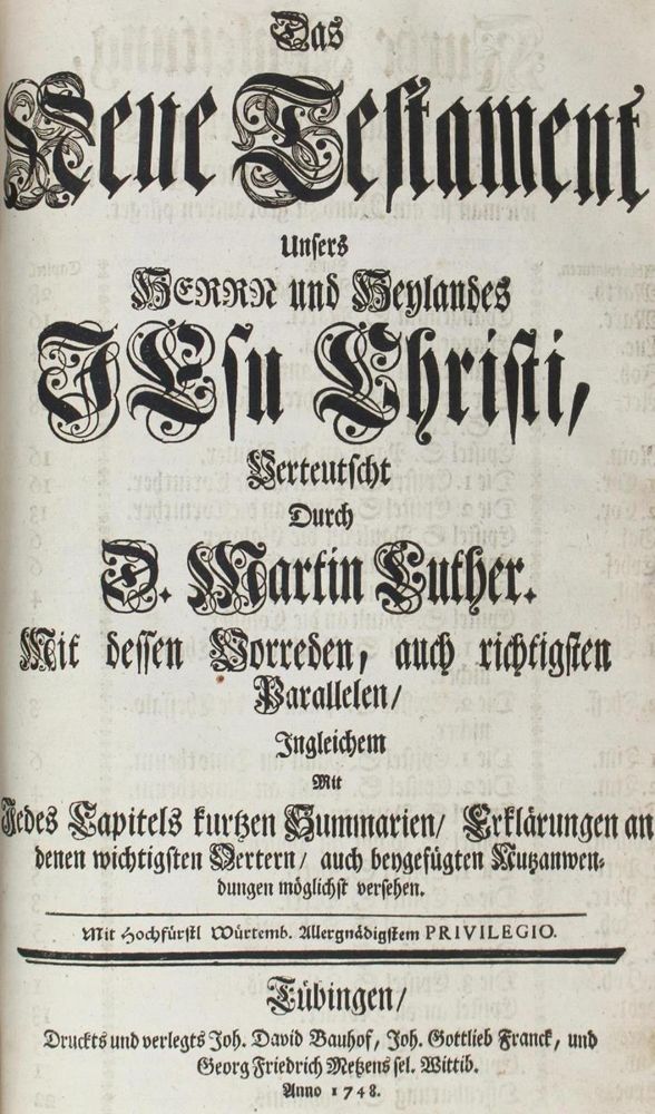 Große Abbildung Nr.1: 132-31 Biblia germanica.: (Bibeln)