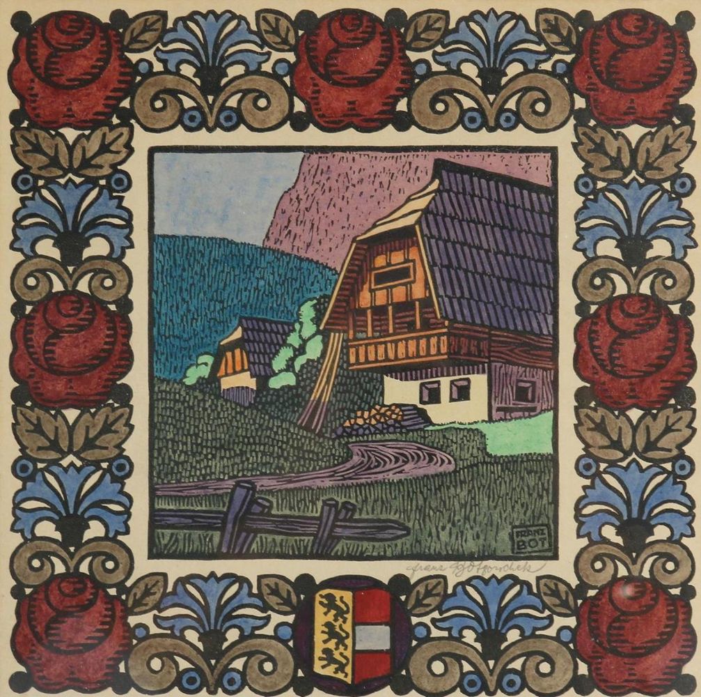Große Abbildung Nr.1: 132-3145 Bot, Franz: (Künstlergraphik)